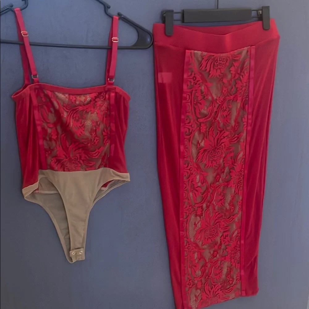 NWT JLUXLABEL Scarlet Lace Bustier - Picture 6 of 7